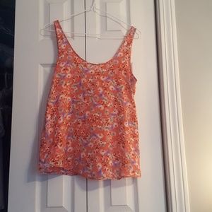 Floral lightweight tank top